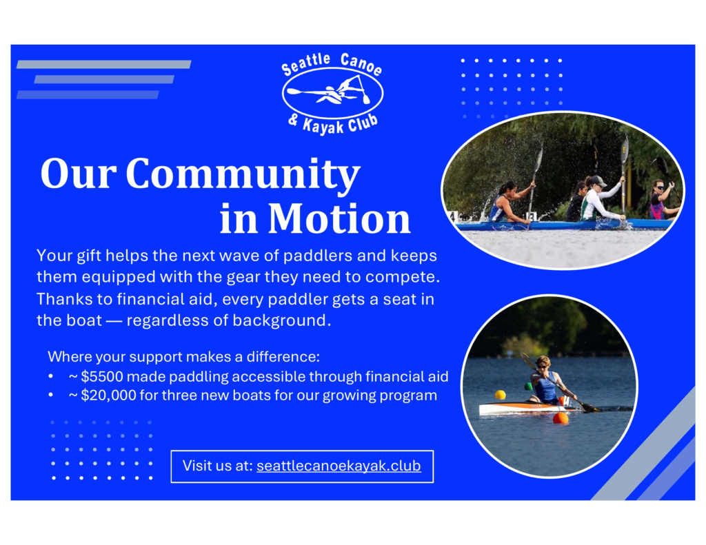 SCKC fundraising postcard front: "Our Community in Motion"